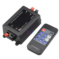 DC12V-24V Mini 11key RF Wireless Remote Brightness Dimmer Switch Controller for 5050 3528 2835 Single Color LED Strip Light Tape