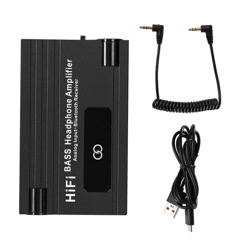 

Headphones Amplifier 16-600Ω Bass Earphone Amplifiers Sound AMP 3.5mm USB Charging Port