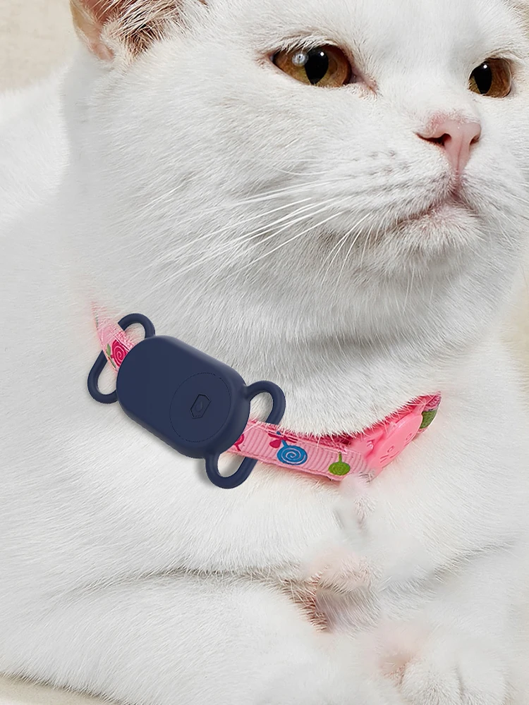Silicone Case Waterproof Case Cover Shell Dog Collar Holder Dustproof Finder Tracker Locator Anti-Drop for Galaxy SmartTag2