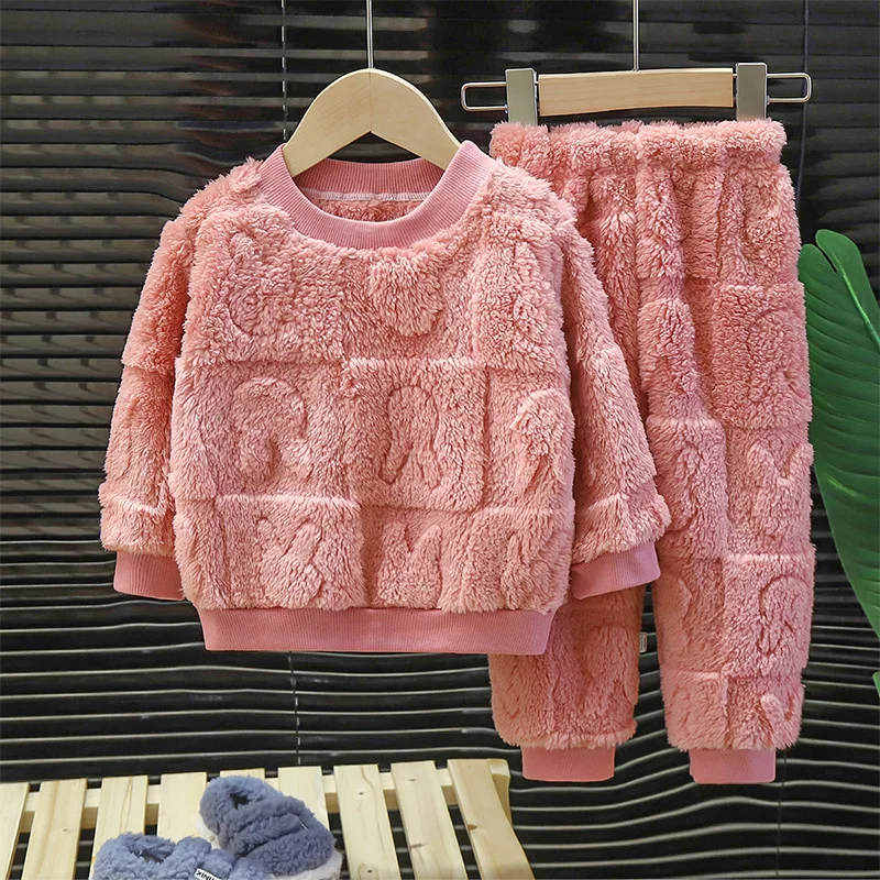 Toddler Boy's and Girl's Flannel Pajamas 2