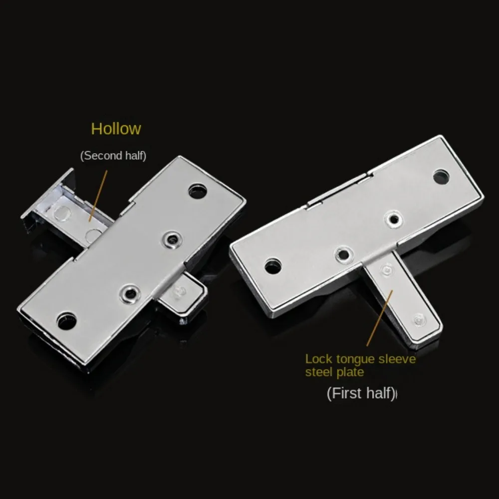 Description Picture 4 of itemNew Zinc Alloy Sliding Door Latch Anti-theft Hardware Spring Latch Durable Door Hasps Lock Cabinet