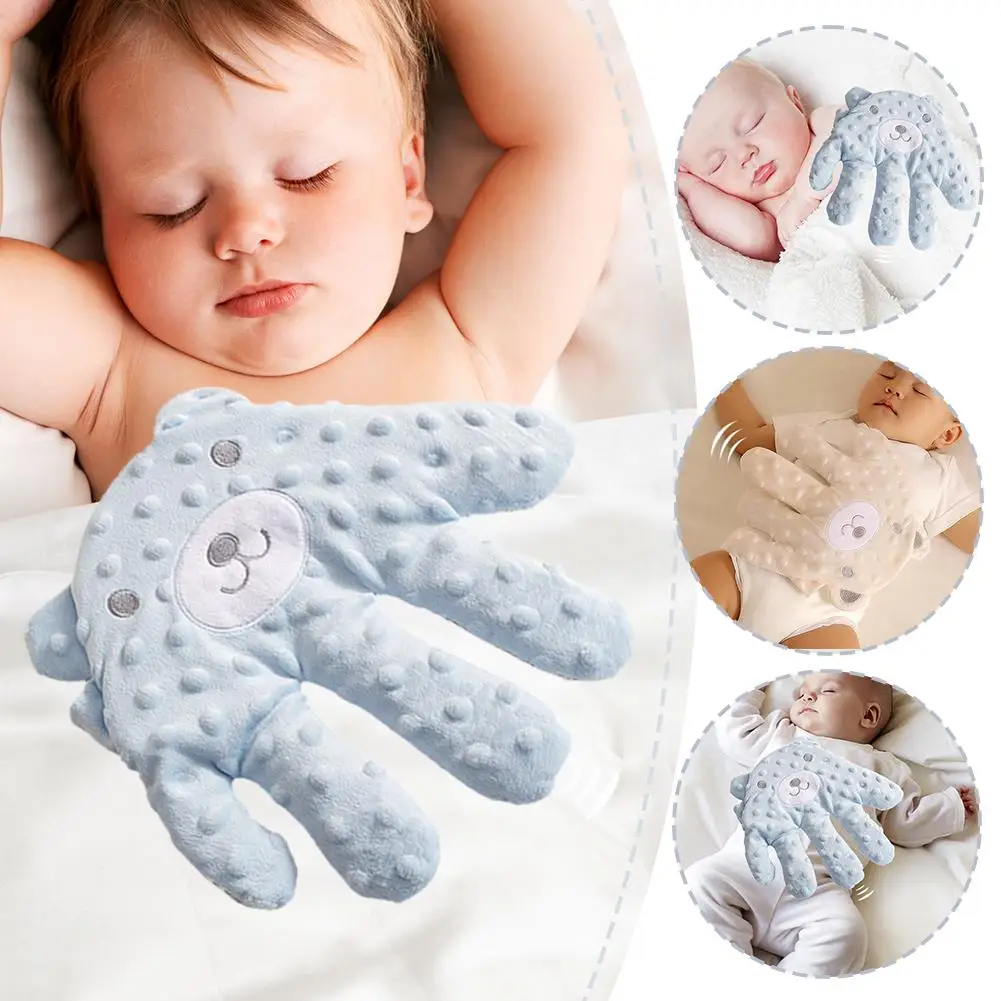 Sleep Soothing Palm Tool For Babies Anti-scare Soothing Pressure Cartoon Hand Glove Anti-Anxiety Electric Soothing Doll Glo M2F9 2