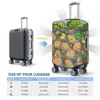 Custom A Pond Full Of Capybara Luggage Cover Cute Suitcase Protector Covers Suit For 18-32 inch 6