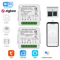 Tuya Smart WiFi ZigBee Curtain Module Blinds Roller Shutter Electric Motor Smart Curtain Switch Works with Alexa Google Home