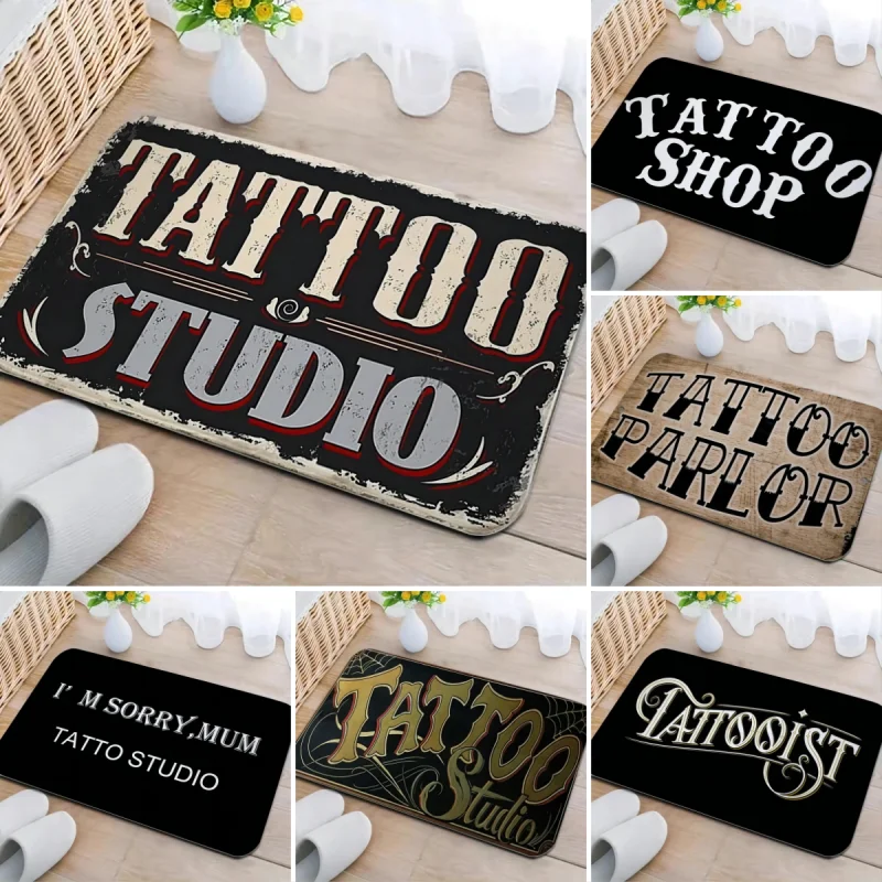 ラグ・カーペット tattoo studio yamada TSY LOGO DOORMAT 新品未開封】TATTOO STUDIO YAMADA LOGO DOORMAT