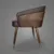 현대적인 미니멀리스트 다이닝 의자, 고급 나무 안락 의자, 편안한 좌석 주방 가구, 고품질 라운지 의자, HY50DC #2