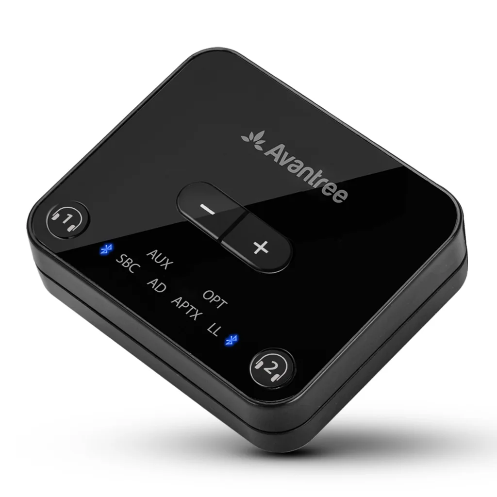 

Avantree Audikast Plus Bluetooth 5.3 Transmitter for TV PC with Volume Control, aptX Low Latency Wireless Audio Adapter