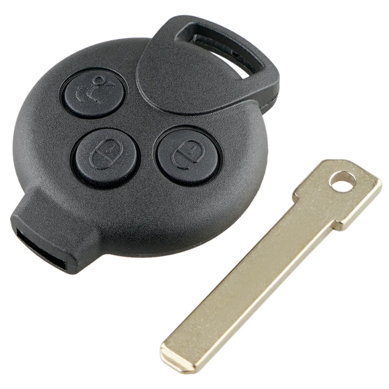 3 Buttons Car Remote Key Shell Case Replacement Fit for Fortwo 451 2007-2013 / Mercedes-Benz Smart key case car key shell key cover folding car key shell fob cover key fob replacement