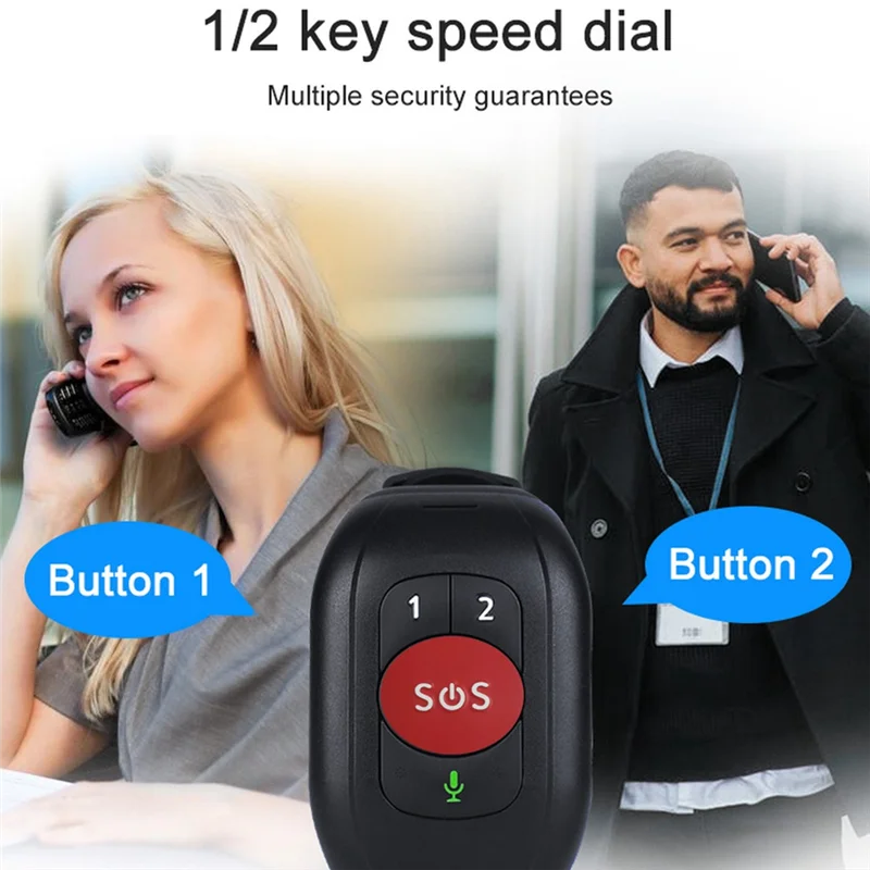 Elderly 4G SOS Watch GPS Tracking Wristband Bracelet Emergency Alarm Heart Rate Blood Pressure Monitor-B Rare