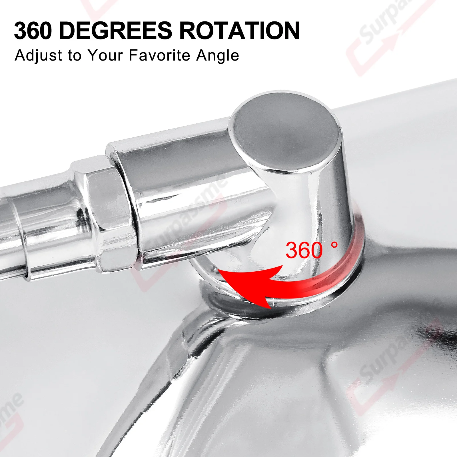 1Pair Motorcycle Rear View Mirrors Universal Adjustable Chrome Handlebar Mirror ATV E-bike Scooter Motorcycle Mirror Accessories Motorcycle Mirror Motorcycle Mirrors