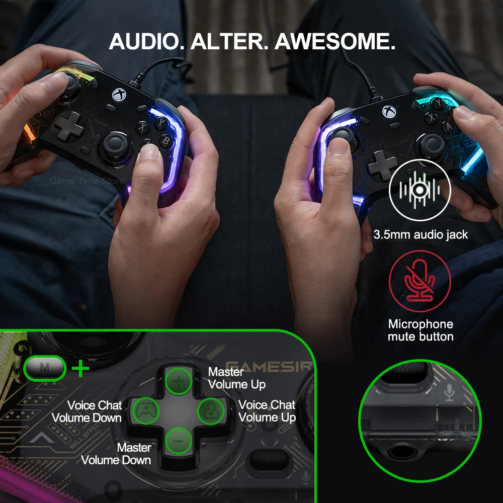 Gamesir Kaleid Xbox  Ʈѷ, XBOX ø S X ONE PC , Ȧ ȿ ̽ƽ, Ƴα Ʈ, RGB Ʈ