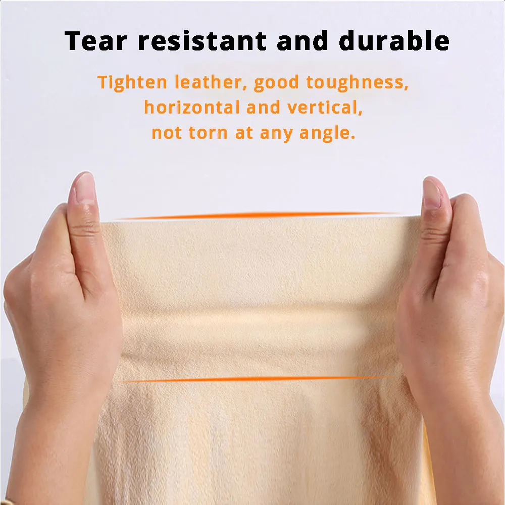 Natural Deerskin Leather Cleaning Towel 40x60CM Car Home Washing Care Quick Dry Super Absorbent Glass Drying Rags