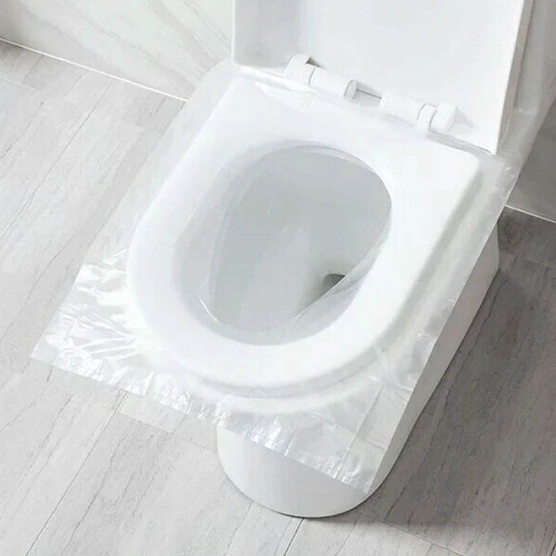 (Summer Flash Sale- 50% Off) Bi-odegradable Disposable Plastic Toilet Seat Cover