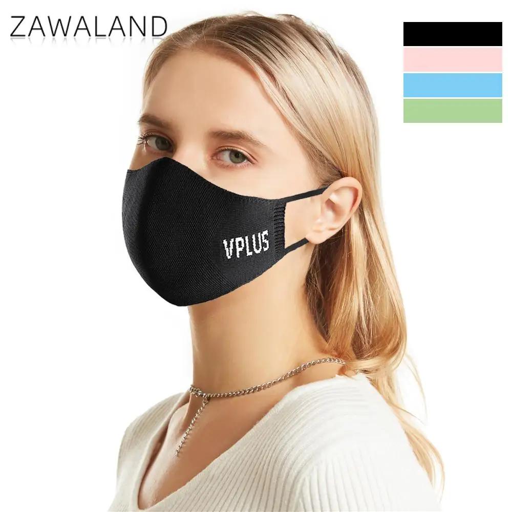 Cotton Vplus Mask Women Men Black Pink Face Masks Casual Protective Mouth Cap Street Photo Protective Mask Adjustable Cover
