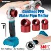 Cordless Hot Melt Machine Electric Fuser PPR Water Pipe Melter Plastic Welding repair Power Tools For Makita 18V Battery 4