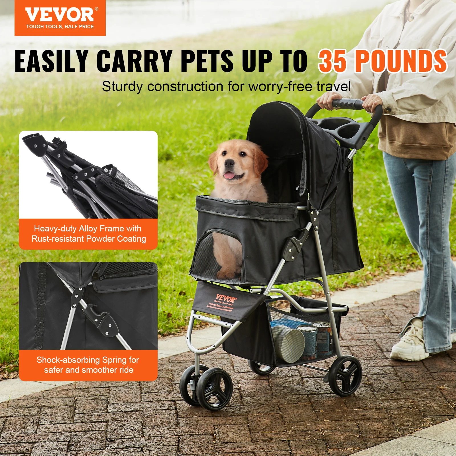 3 Wheel Pet Stroller 1