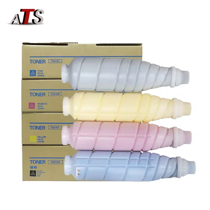 TN616 Copier Toner Cartridge for Konica Minolta Bizhub Pro C6000L C6000 C7000 Copier Spare Parts 1Set/4PCS