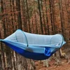 Hammock Tent Camping Suspension Mosquito Net Hammock Mosquito Proof Cloth Outdoor Portable Stable Camping Picnic Swing Hammock 5