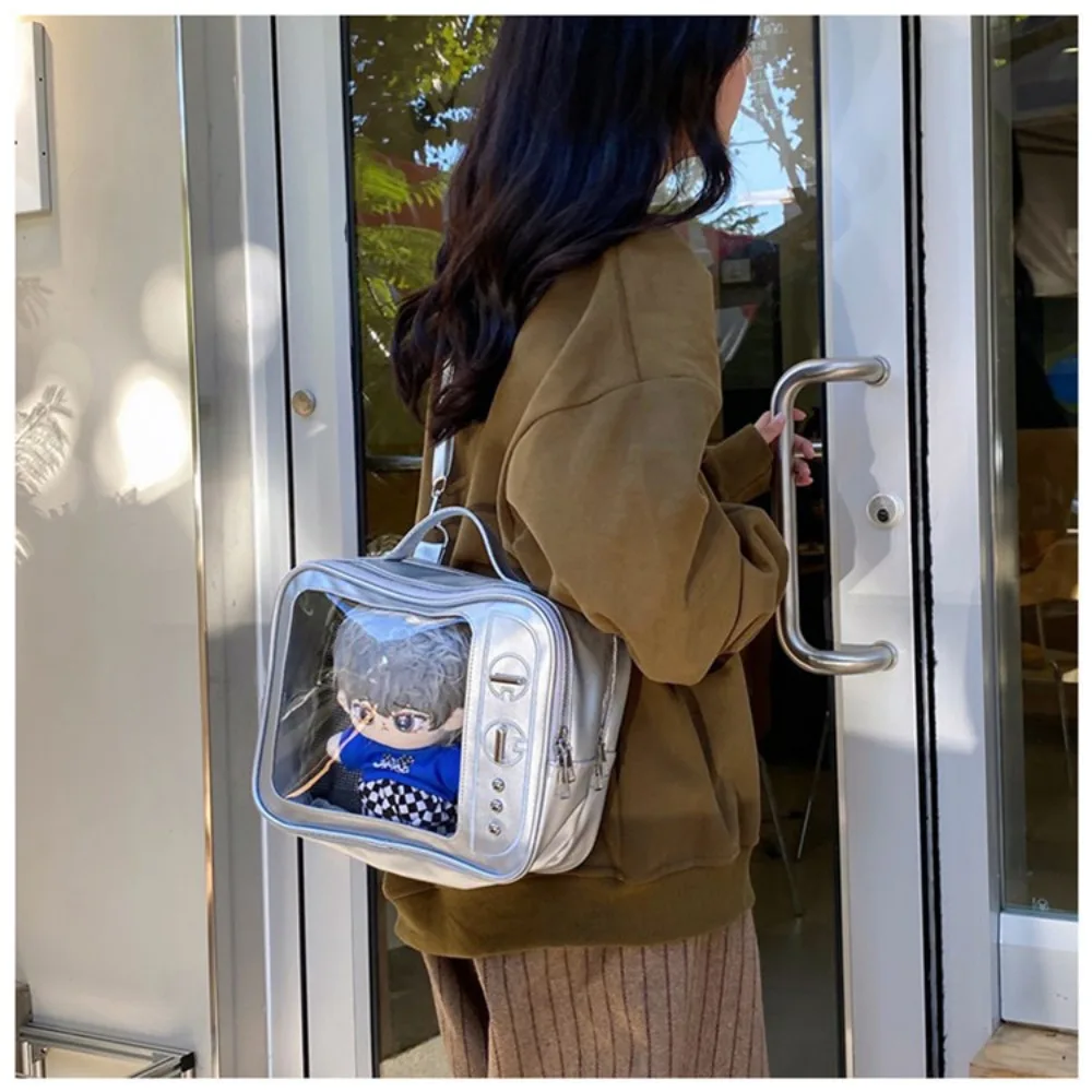 Girls' Ulzzang Backpack  New Niche Design TV Model Cute Ita Bag Japanese Girls' Crossbody Bag Fashionable Hand-held Shoulder Bag 3