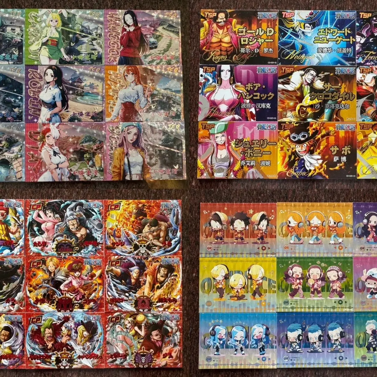 Anime One Piece Boa Hancock Nico Robin Nami Uta Yamato Perona Rebecca Vivi Collectible Card Toy Christmas Birthday Gift 2