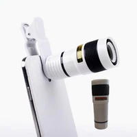 8X Long Focus Mobile Phone Lens 8x HD Zoom Monocular Phone Camera Len External Clip Phone Telescope 2