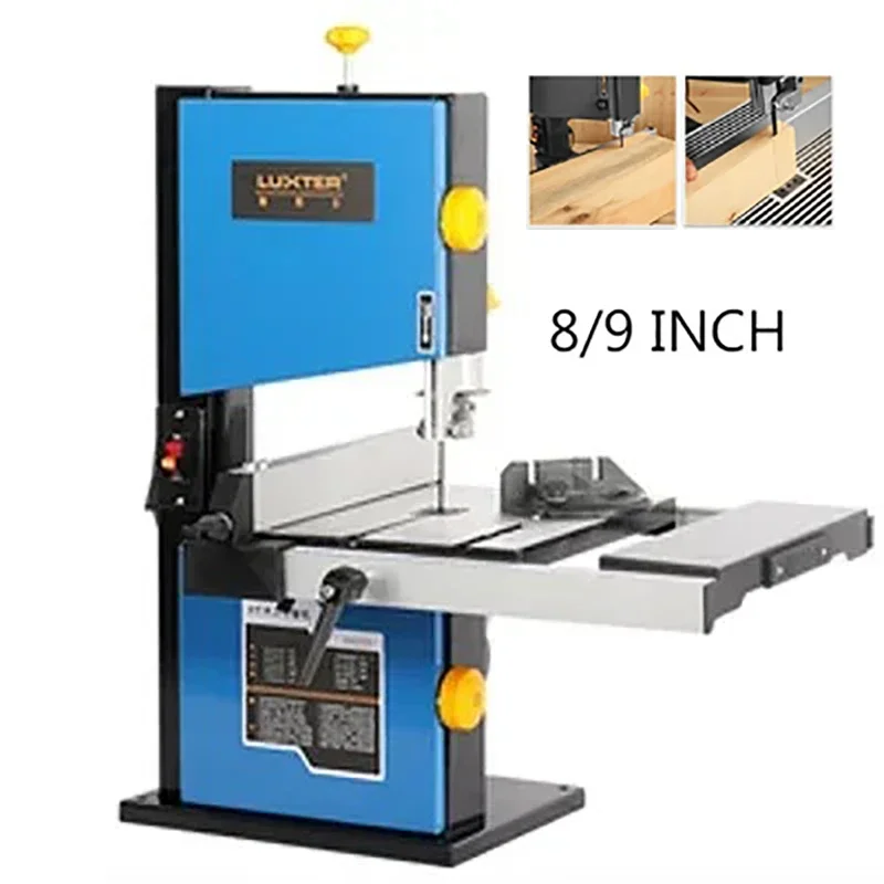 8 Inch 9 Inch Woodworking Band Sawing Machine Desktop Wire Saw Jigsaw Metal 85/89MM Cutting Tools 350/550W 220V Table Saw