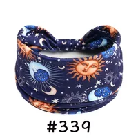 Boho Headbands for Women Knotted Wide Headwrap Turban Yoga Workout Head Bands Stretch Hiarbands Cotton Bandana Hair Accessories - Image 2