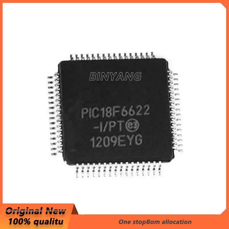 

(5-10piece)100% New PIC18F6622-I/PT PIC18F6622 I/PT QFP-64 Chipset