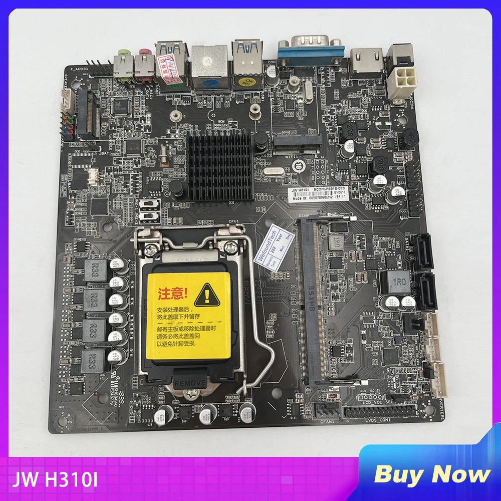 For Jw H310i Lga 1151 All-in-one Computer Motherboard Single Memory H310  Mainborad - Servers/workstation Systems & Components - AliExpress