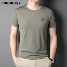 

COODRONY Brand O-Neck T Shirts Men Clothing Summer New Arrival Fashion Casual High Quality Soft Short Sleeve Tshirt Homme Z5121S