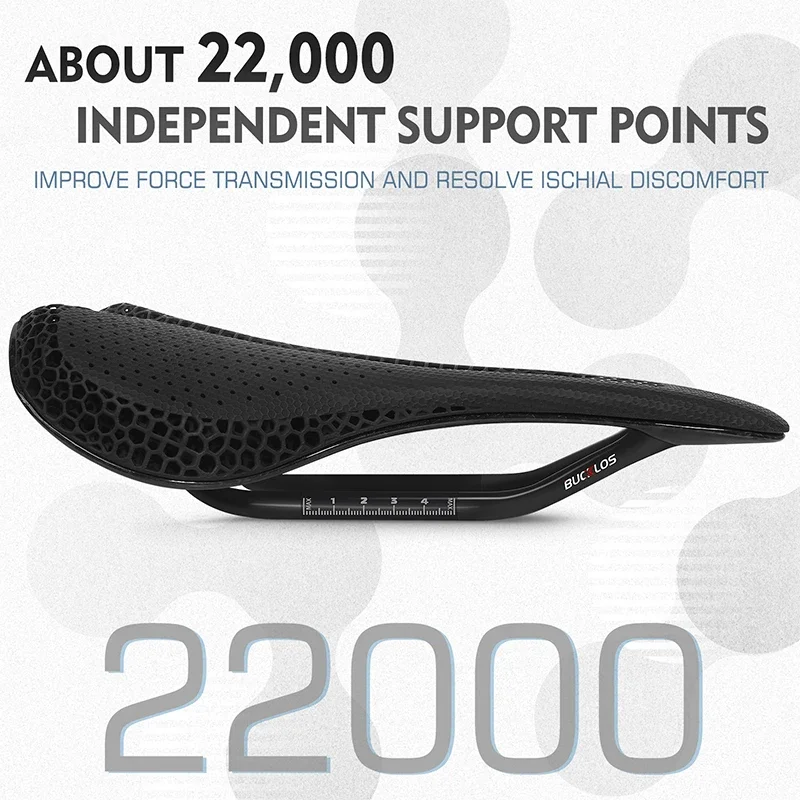 3d Printed Saddle Carbon Saddle for Men Women Ultralight 3d Carbon Breathable Road Bike Seat Racing Bike Seat