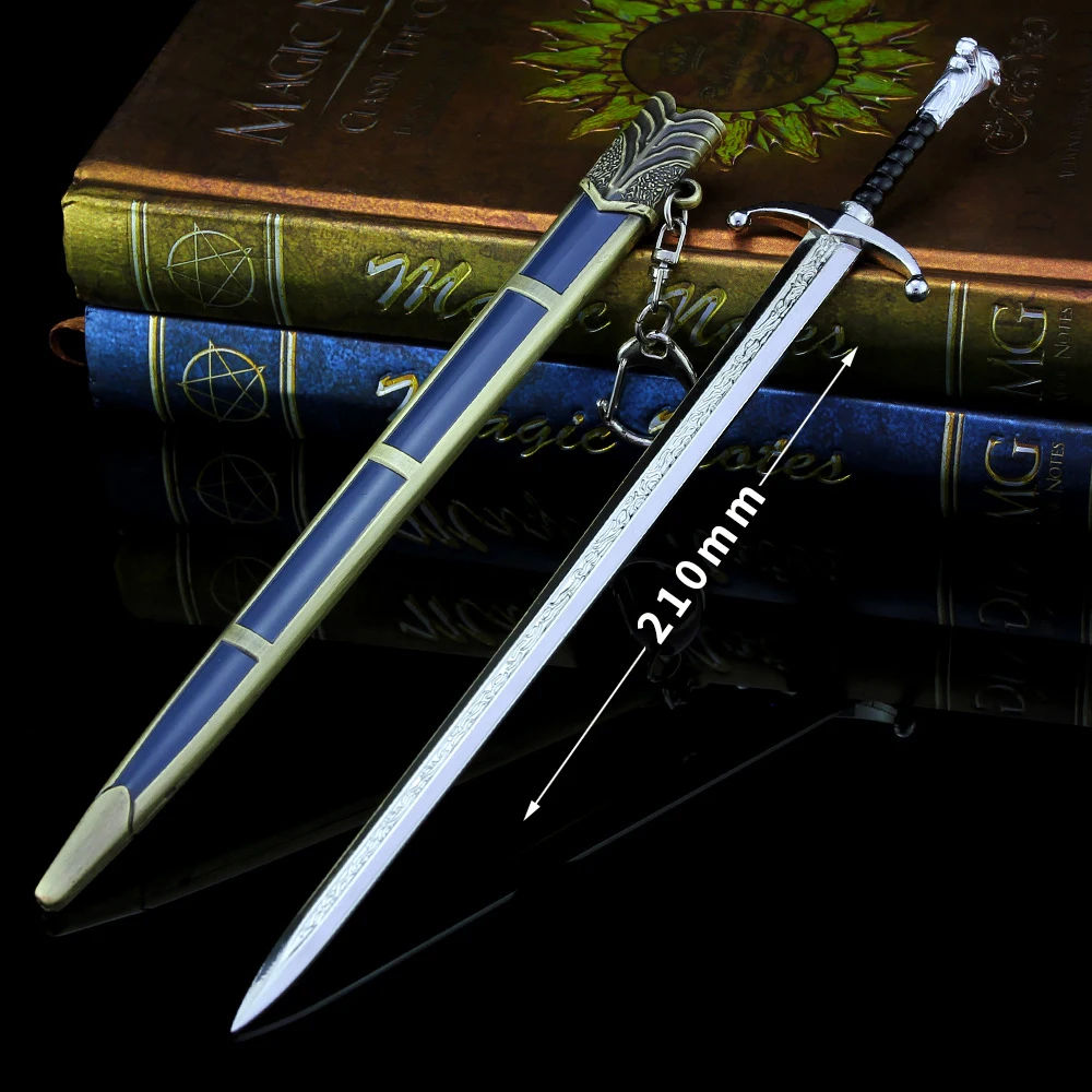 21Cm Longclaw Sword Got Jon Snow Game American Drama Periferiche Metallo Freddo Arma Modello Di Thrones Ornament Craft Boy Collection