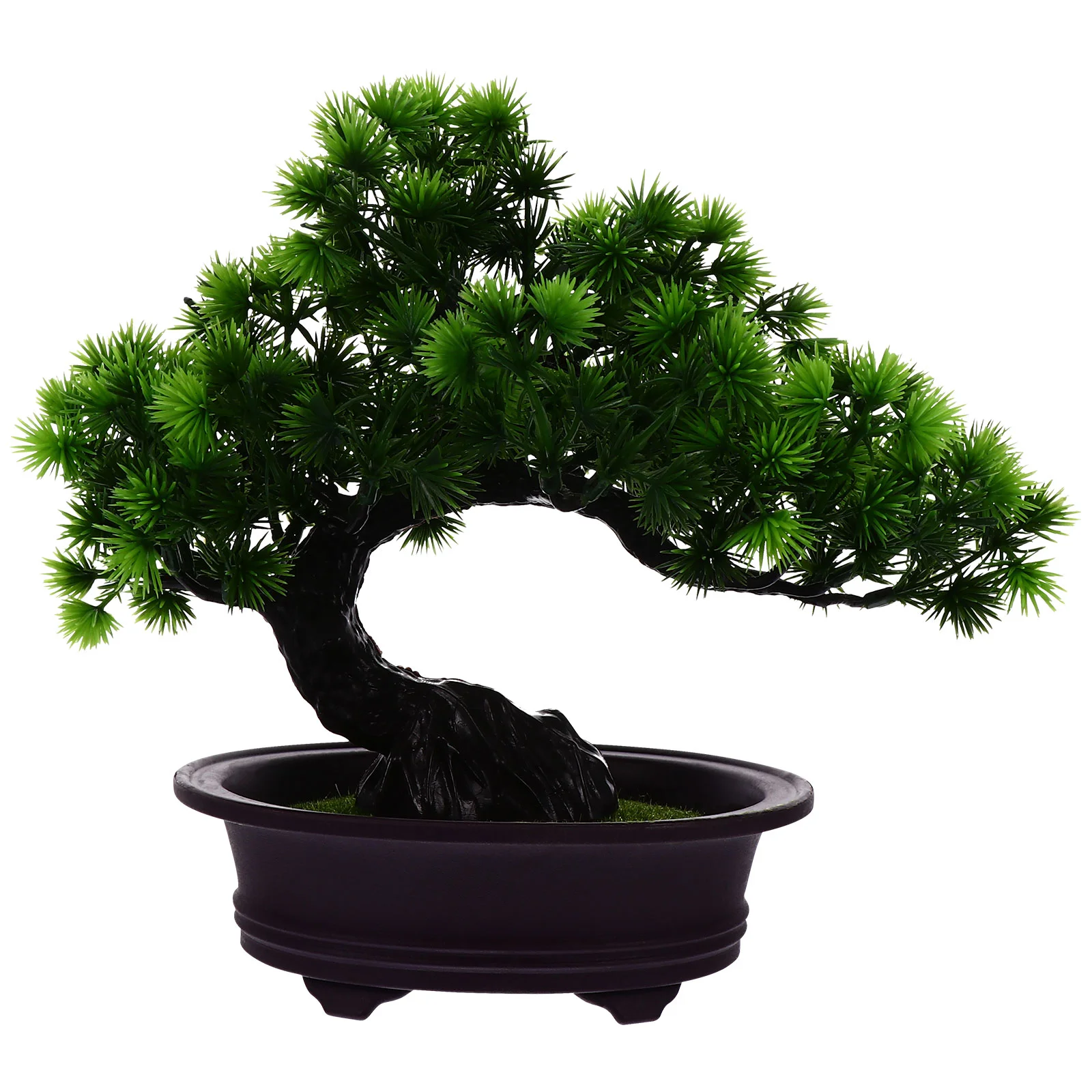 

Artificial Pine Potted Artificial Green Plant Flower Tabletop Decorations Japanese Cedar Bonsai Tree Artificial Bonsai Pine