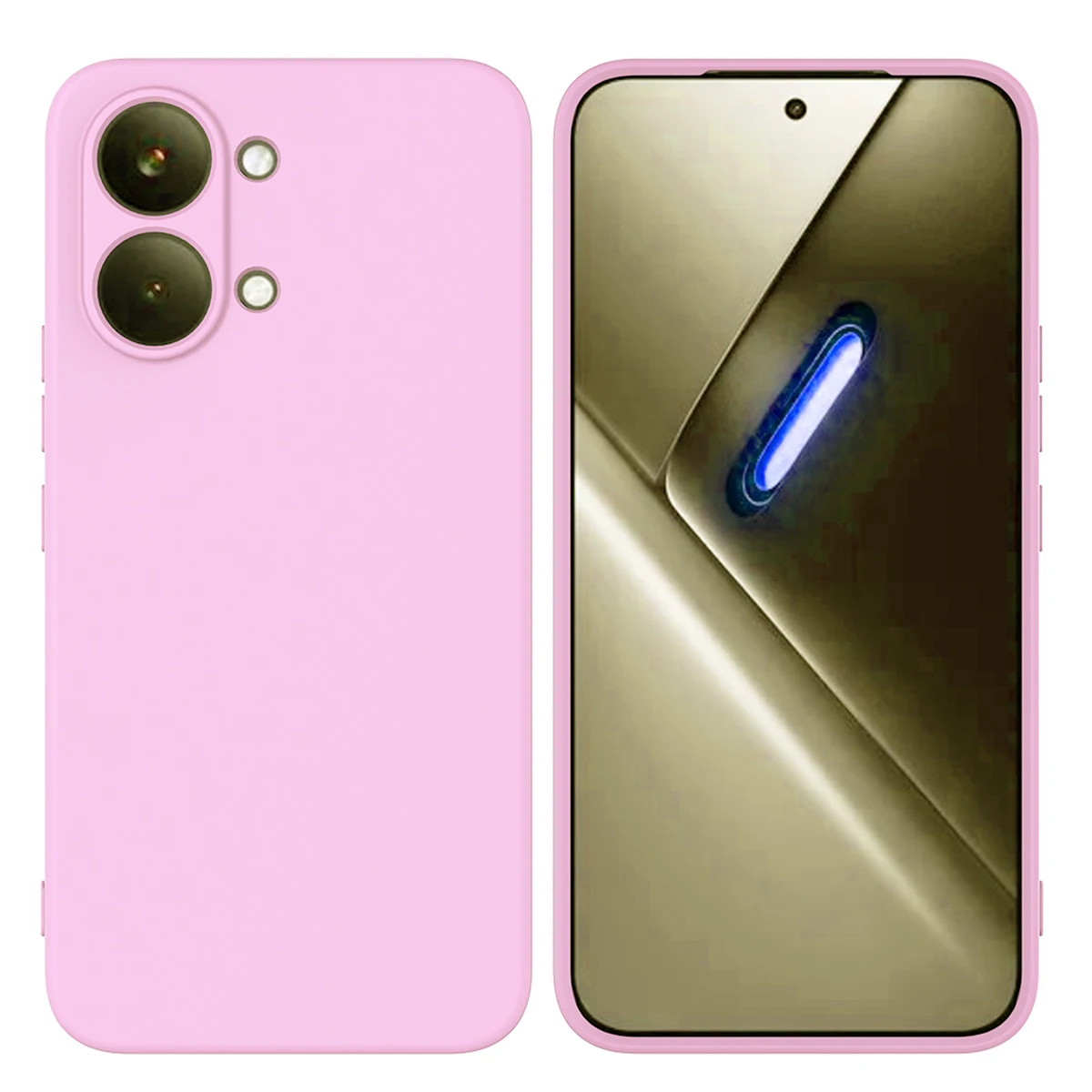 Liquid Silicone Anti-Shock Case with Microfiber Lining and Rugged Armor Design