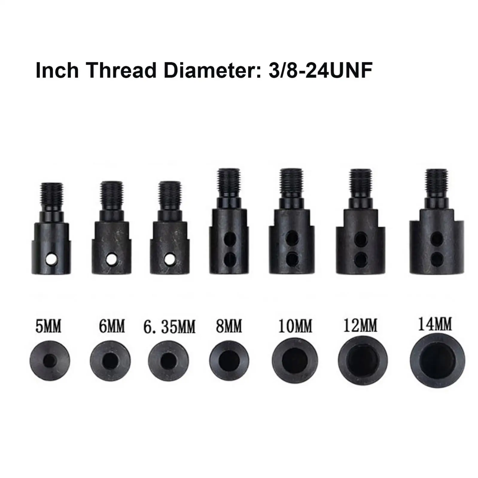 Threaded Connecting Rod Drill Chuck Accessories Connector Clamps Drill Collet Chuck Boring Machine Parts