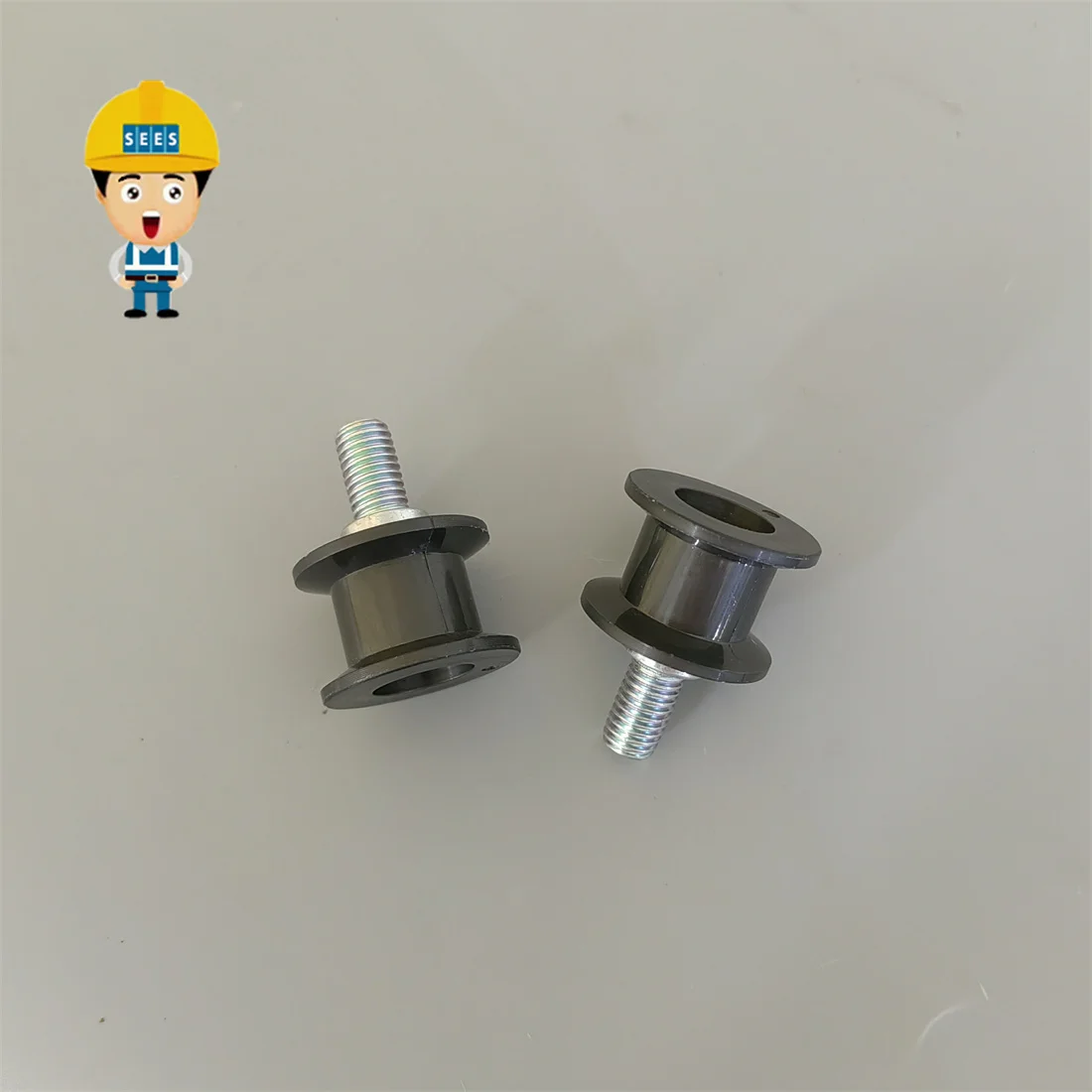 SEES 32*22 엘리베이터 도어 벨트 롤러 아이들러 리턴 슬라이드 소켓 OD 32mm H 22mm L 44mm 자동차 도어 부품