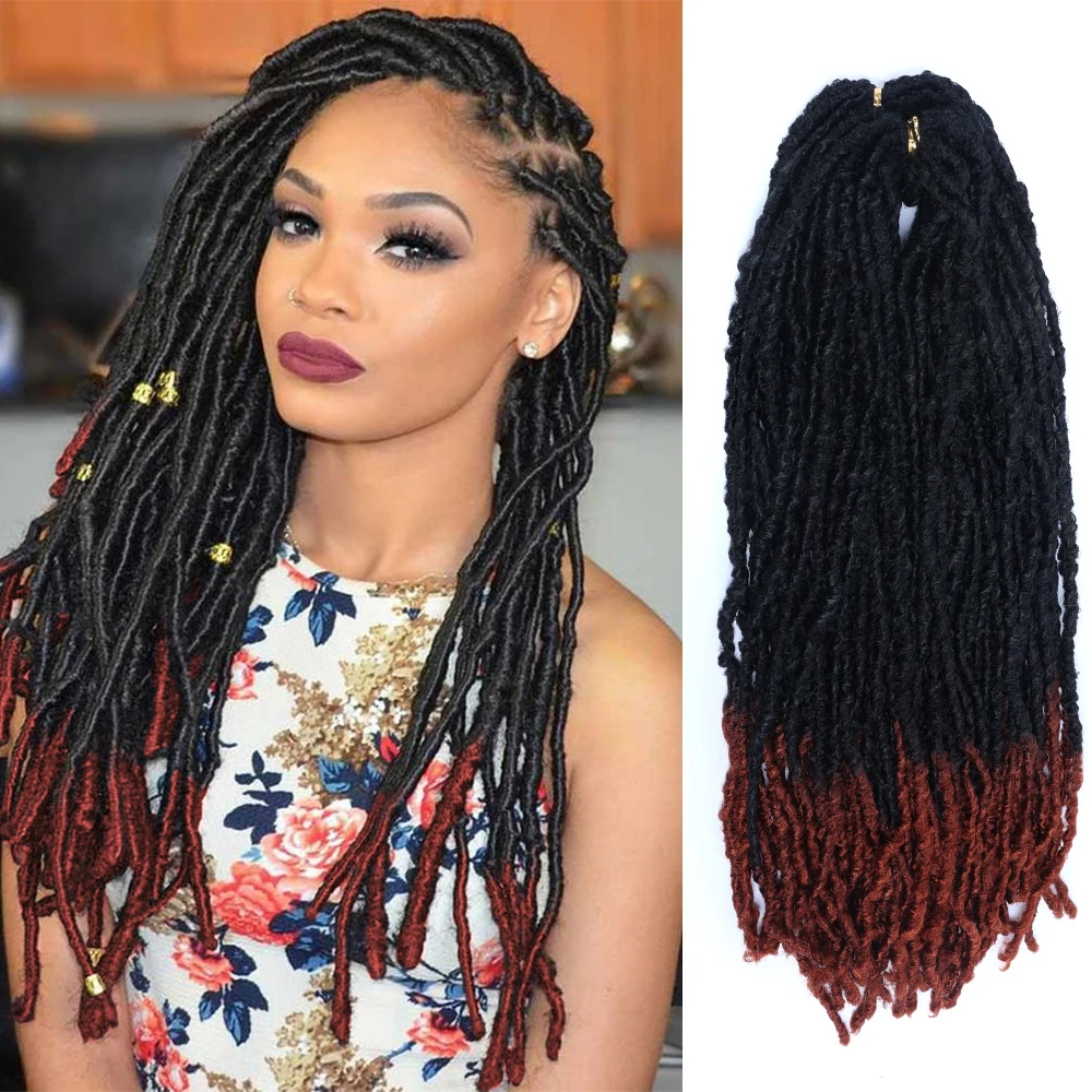 

Sister Locs Crochet Hair ,20 Inch Goddess Dreadlocks Sister Locks Braids Hair Extensions For Blackwomen