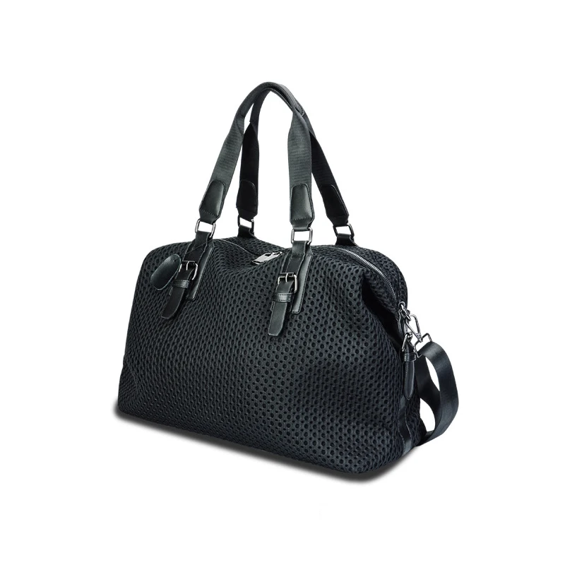 

XZAN Travel Organizer Fashion Ladies Shoulder Bag Luxury Design Nylon Mesh Tote Large Capacity Removable Storage