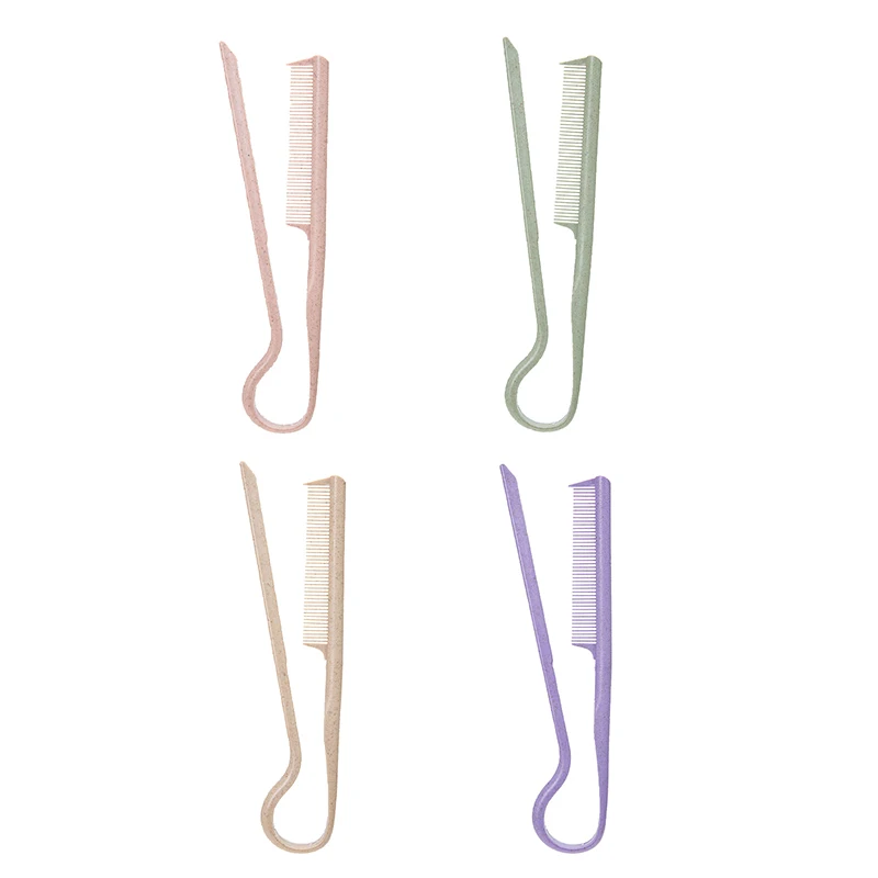 V Type Salon Women Hair Straighten Comb Styling Hairdressing Smooth Tool Hold Tongs Brush Styling Tool Accessories 5