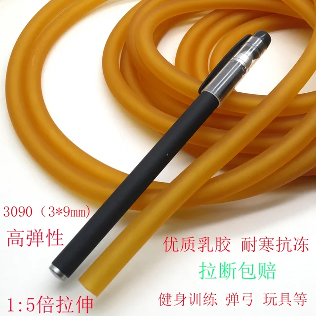 3090 Round Rubber Band Thick Elastic Rubber Band Tube Exercise Yoga Fitness Tension Rope 3