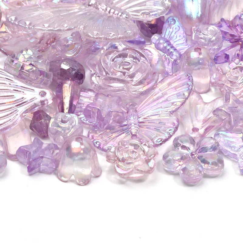 20g Mix ABS Acrylic Beads Loose Spacer Beads Diy Jewelry Making Bracelet necklace Keychain Phone Chain Accessories