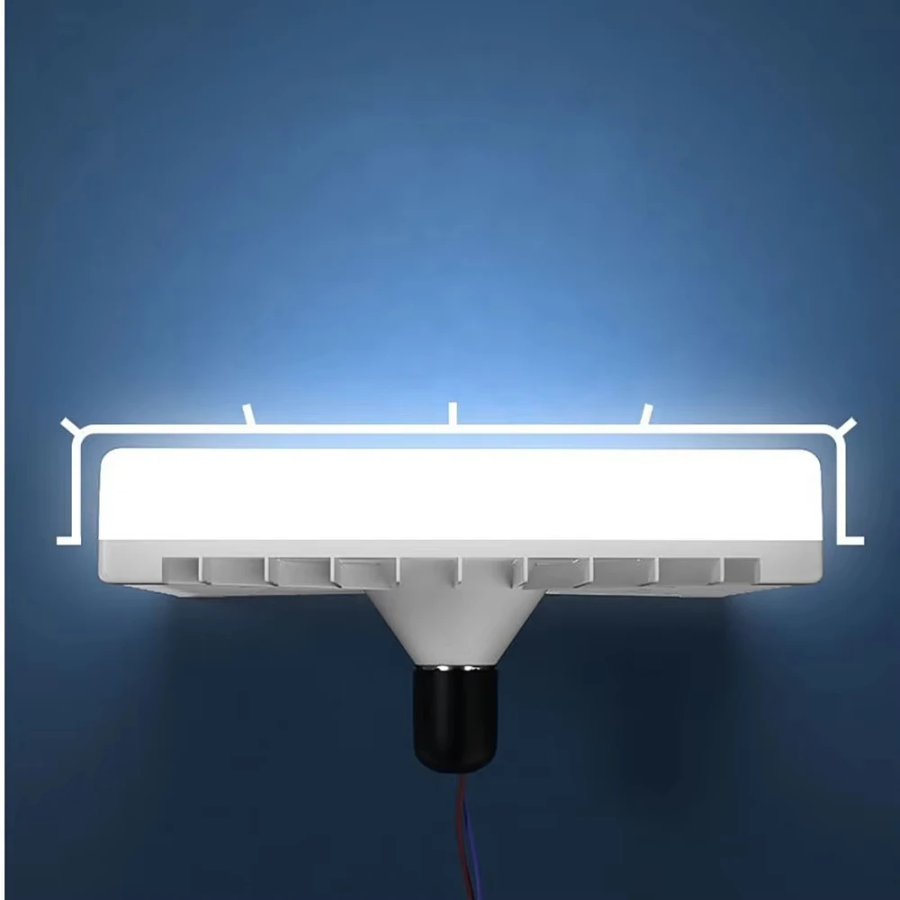 LED Bulb E27 Base 180-265V Square Ceiling Lamp Indoor Lighting 30W 40W 50W Light Bulb Cold White Energy Saving Lamp Garage Light