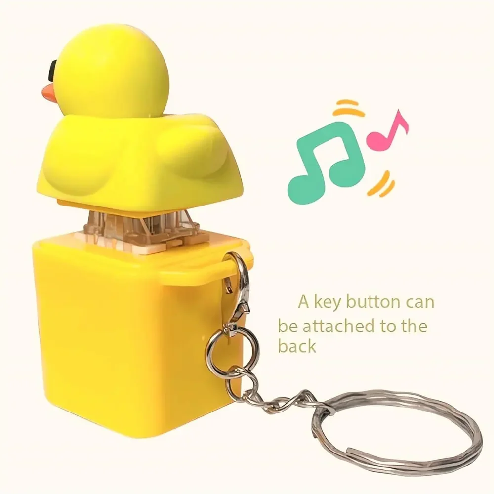Fidget Toys Duck Keyboard Keycaps Quacky Duck Fidget Toy Sensory Toys Stress Reliever Keycaps That Quack Key Board Clicker For Women Men