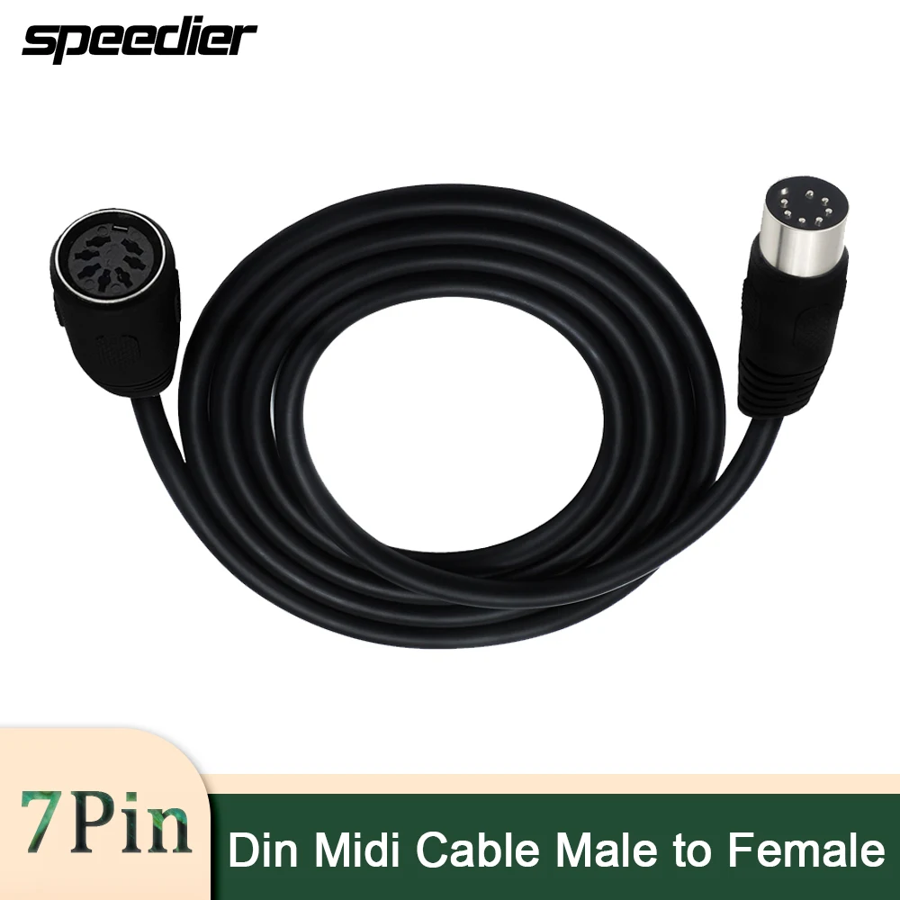 Cavo Midi Din A 7Pin Cavo Audio Interfaccia Controller Maschio-Femmina Per Bang & Olufsen, Naim, Quad. Cavo Sistemi Stereo 0.5M-10M