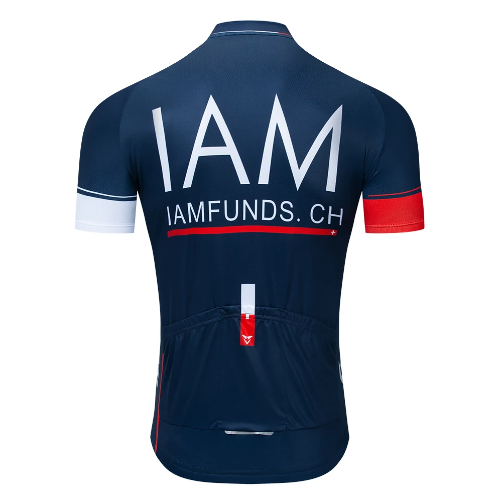 2024 IAM Man Team Cycling Jersey Cycling jacket Bicycle Bicycle Short Sleeve Cycling Clothing Bike Ciclismo Cycling Jersey 2