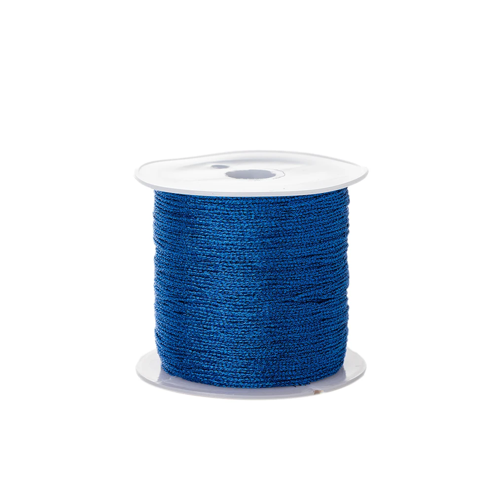 Premium Nylon Gold-Silver Thread for Jewelry Crafting - 50m, 0.4mm