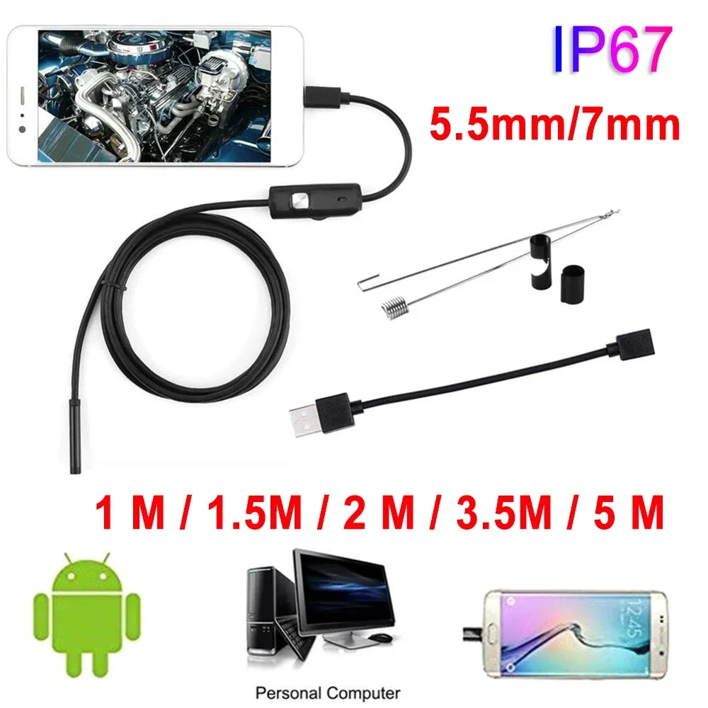ȵ̵ 6 LED  ð ī޶,  IP67  ˻  ī޶, 1/1.5, 2/3.5, 5m, 5.5mm, 7mm, ǰ