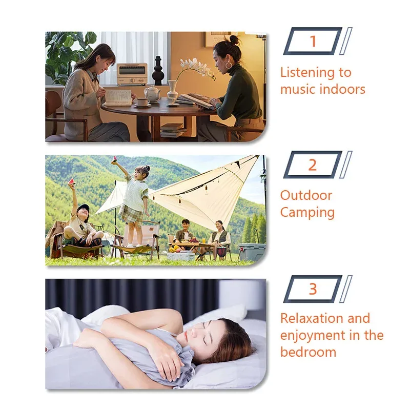 Wireless Bluetooth Stereo Speakers Transparent Loudspeaker