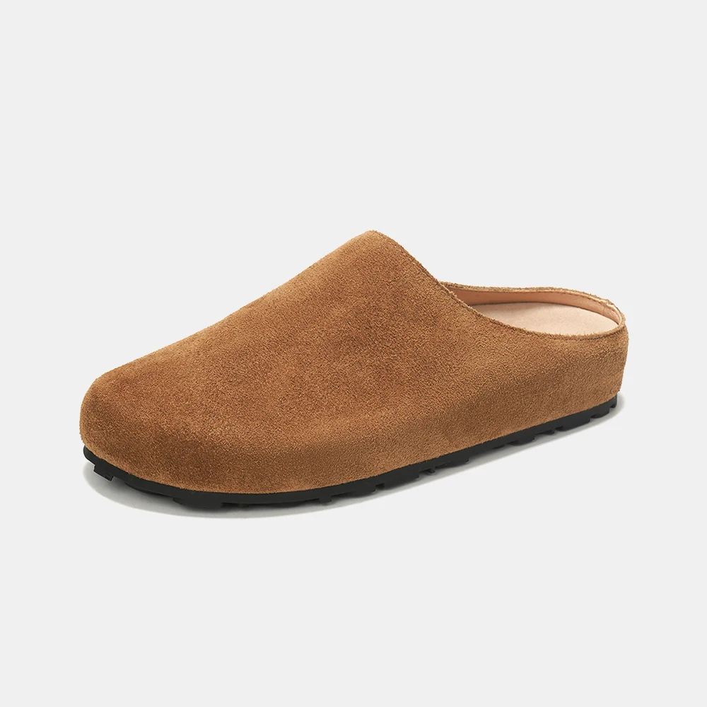 Slippers Natural Cow Leather Comfortable Top Quality Brand Classic Women's Slipper 6