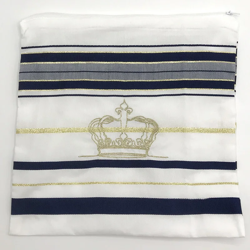 Embroidered Jewish Prayer Shawl Storage Bag